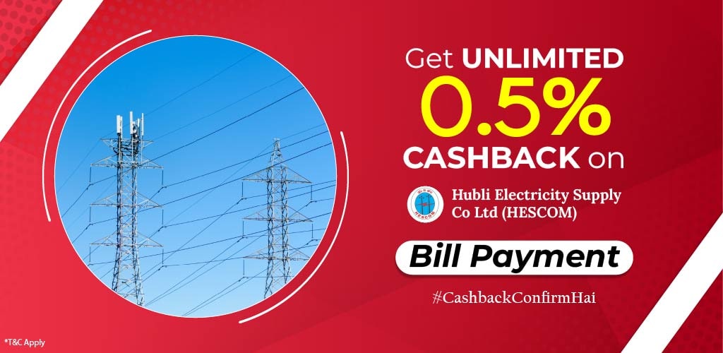 Hubli Electricity Supply Co Ltd (HESCOM) Bill Payment.