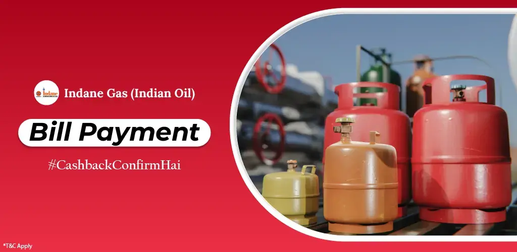 Indane Gas (Indian Oil) Cylinder booking.