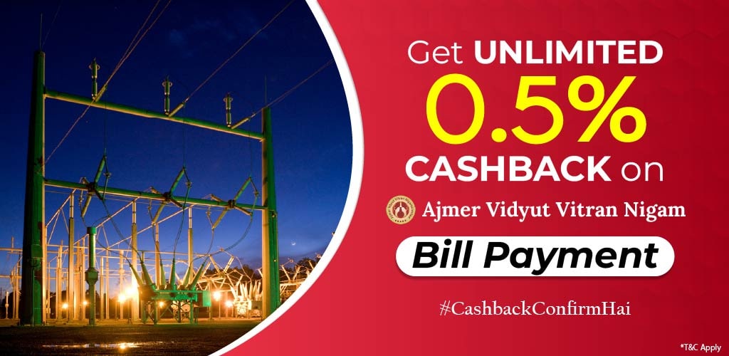 Ajmer Vidyut Vitran Nigam (AVVNL) Bill Payment.