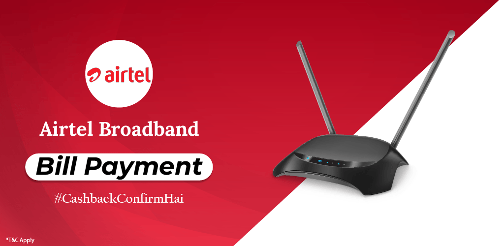 Airtel Broadband Bill Payment.
