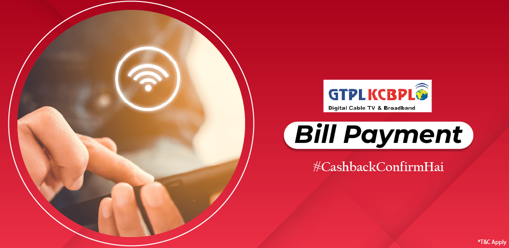 GTPL KCBPL Broadband Pvt. Ltd. Bill Payment.