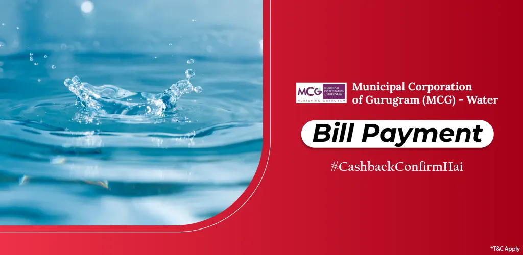 Municipal Corporation of Gurugram (MCG) – Water Bill Payment.