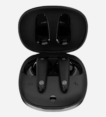 Noise Buds VS404 with 50 Hours Playtime, ENC with Quad Mic, 3 EQ modes Bluetooth Headset (Jet Black, True Wireless)
