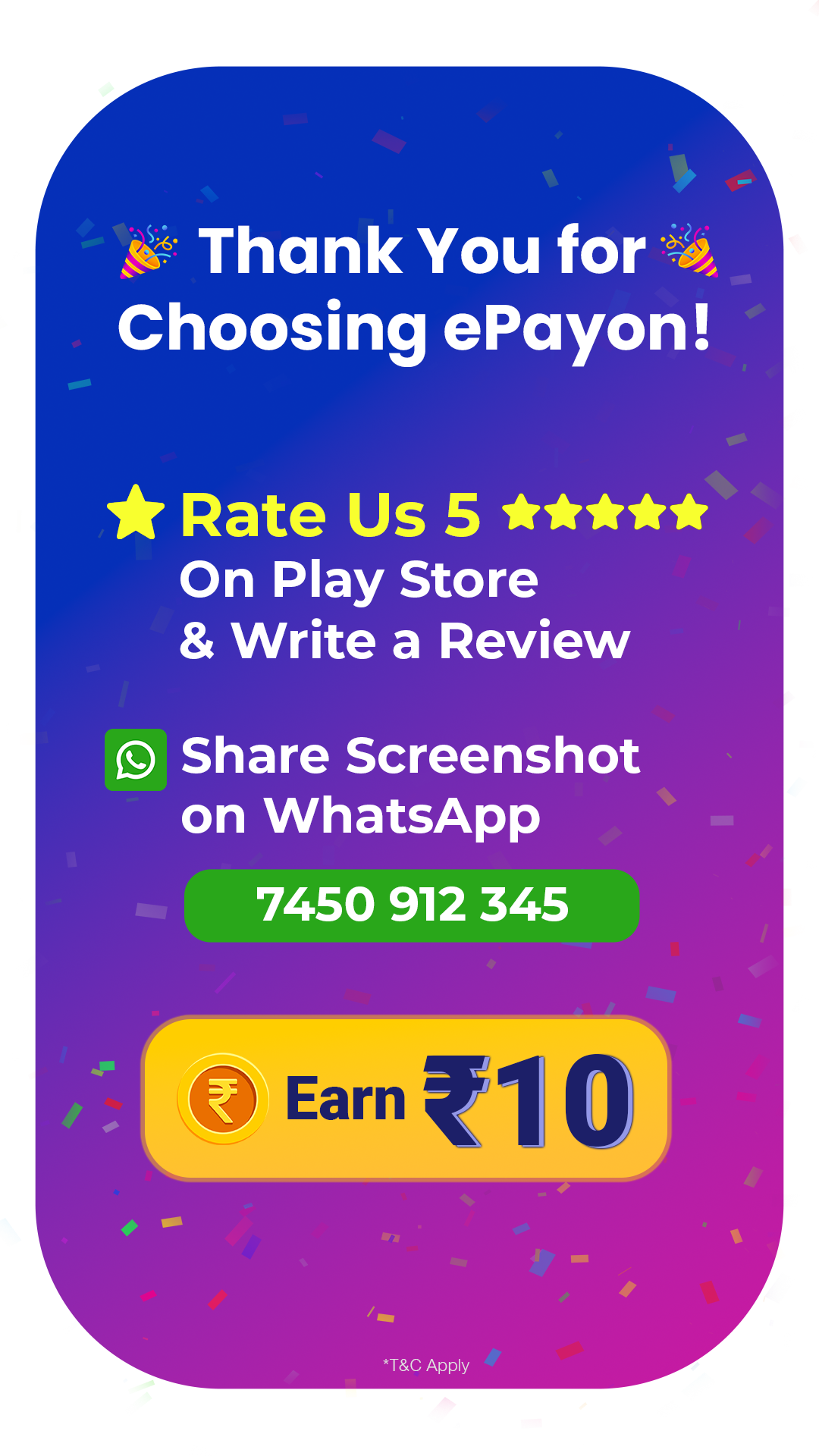 https://play.google.com/store/apps/details?id=com.epayon.app