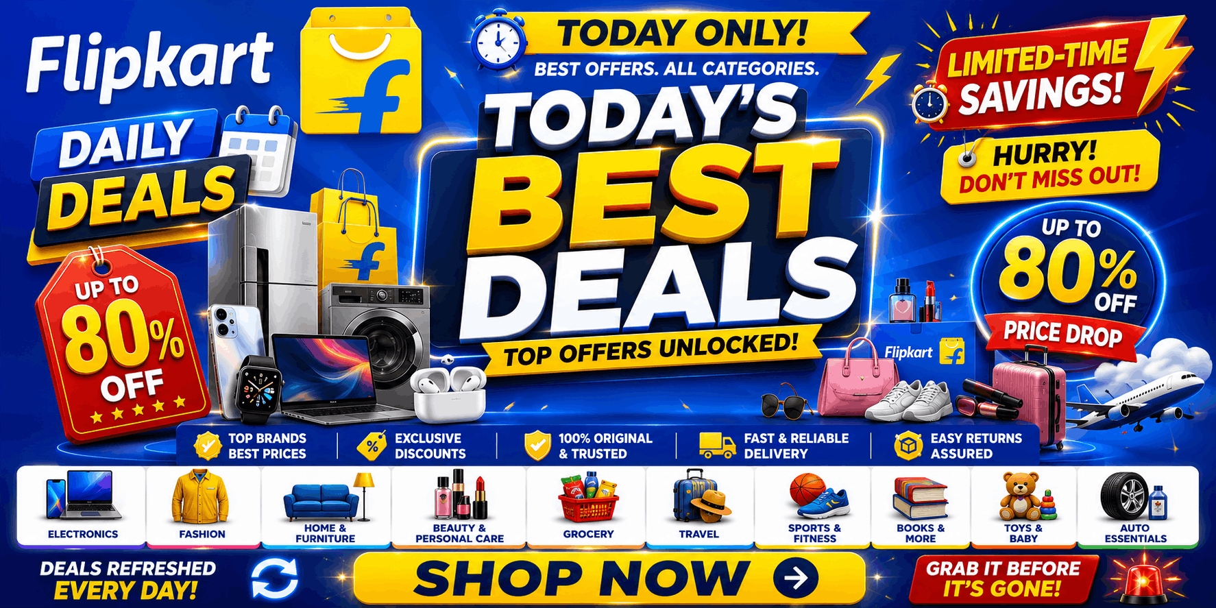 TODAY’S BEST FLIPKART DEALS